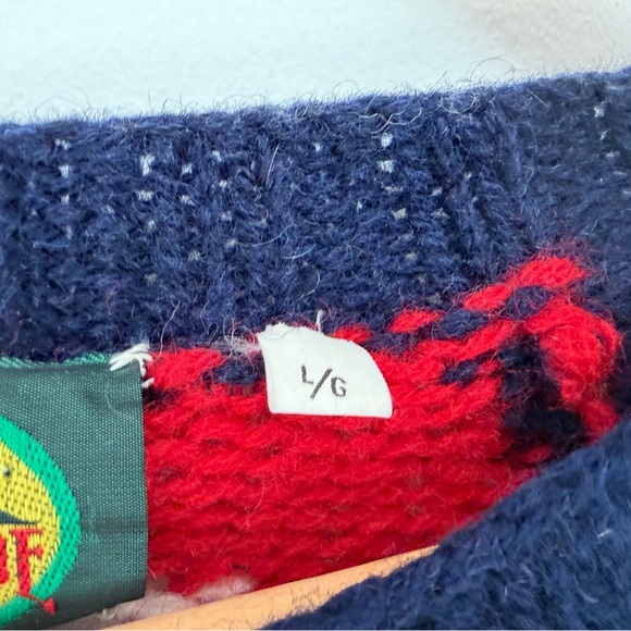 Vintage Trailntoe Trading Co. – Ski Scene – 100% Wool Sweater – Large - Picture 5 of 11